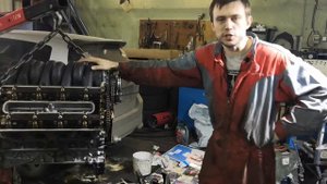 Замена прокладок мотора M62B35 часть2