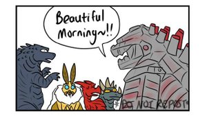 Godzilla GVK| Mechagodzilla's Mecha Morning! (Godzilla Comic Dub)