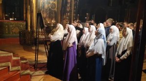 Таин еси Богородице рай. Ирмос-катавасия Кресту. Знаменный распев