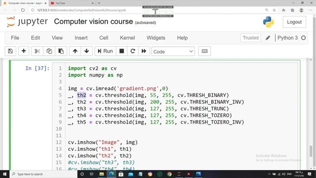 Simple Image Thresholding عربي смотреть онлайн