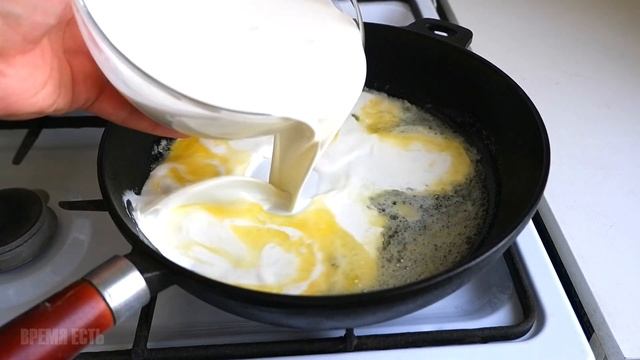 Паста с соусом Альфредо Классический рецепт с креветками