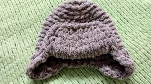 Шапка из ализе пуффи