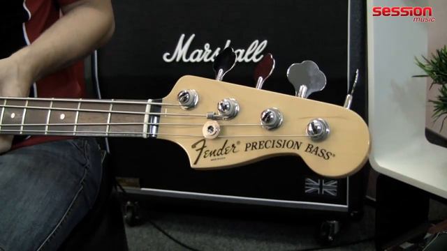 FENDER American DLX Precision Bass RW OW смотреть онлайн