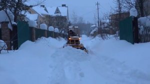 Самодельный трактор на полугусеничном ходу