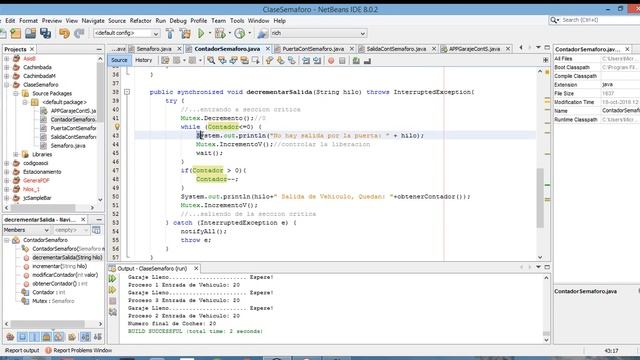 Hilos/Threads, Semaforos con Syncronized en Java "Caso: Estacionamiento" + CÓDIGO смотреть онлайн
