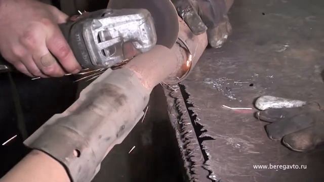 Замена резонатора и гофры на Kia Sorento.mp4 смотреть онлайн