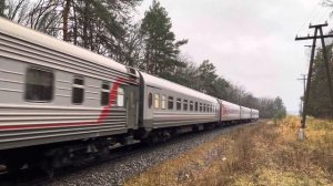 Тепловоз ТЭП70-0554 Поезд 123В Белгород — Новосибирск