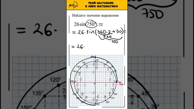 Тригонометрия синус ЕГЭ математика #маттайм #математика #синус #егэматематика #егэ #тригонометрия
