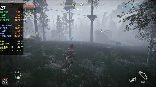 RX 550 2GB + I5 10400f - Test In 10 Games