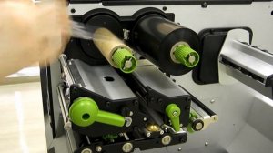 TSC MX240/340/640: Loading the ribbon