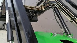 Китайский трактор Saturn ST2401 оборудованный навесным оборудованием / трактор с куном с фрезой