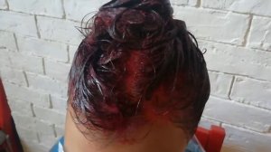 ТОНИКА NEON PINK. Тонирование темных волос.Розовые волосы