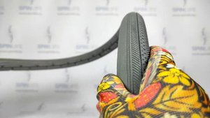 Покрышка (шина) литая EUROPUR, 24х1 3/8 (37х540) для инвалидных колясок с защитой от проколов
