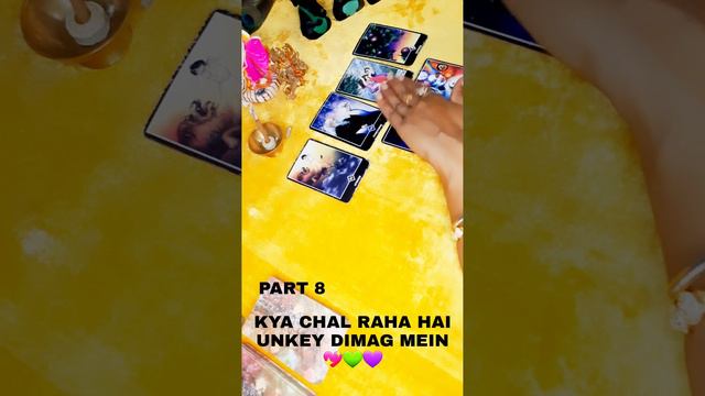 KYA CHALTA RAHA HAI UNKEY DIMAG MEIN #tarot  #love #partner #timeless #collective #trending 💞💚💖