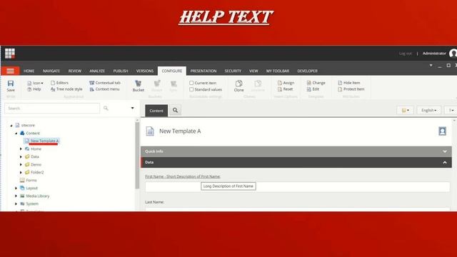 08- Improving Content Editor Experience by using Insert Options, Help Text, Icons & Branch Template