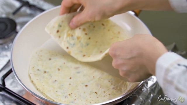 ЛАВАШ с ТВОРОГОМ и СЫРОМ для быстрого завтрака