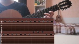 САМЫЙ ПРОСТОЙ ВАРИАНТ QUEEN - WE Will ROCK YOU| Разбор на гитаре + ТАБЫ #Гитара #ДомаВместе