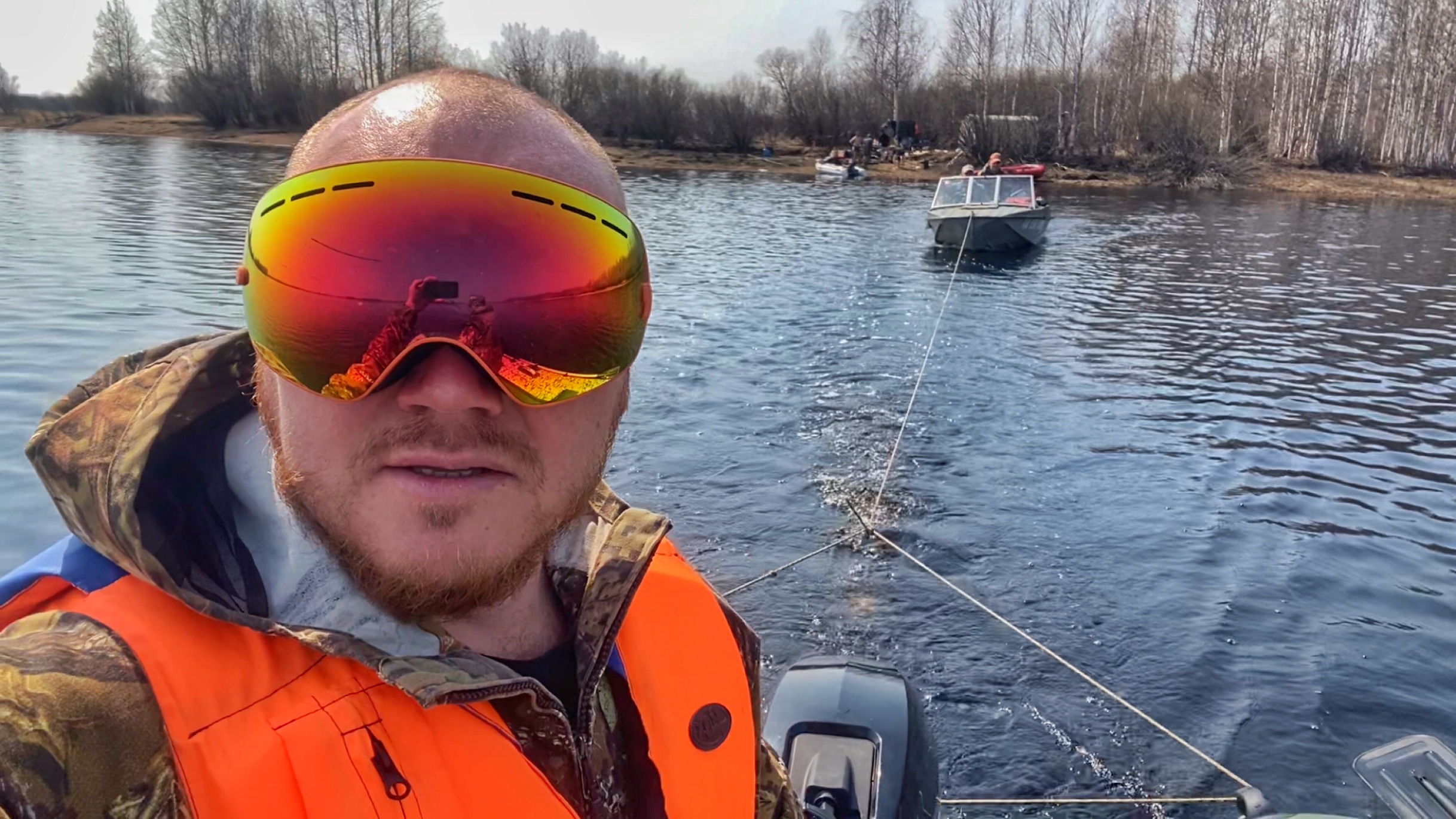 Проверка привады на медведя. Добираемся на лодке Mishimo 370 sport. смотреть онлайн