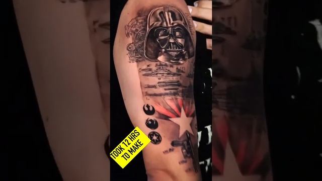 Amazing Star wars Tattoo - Darth Vader tattoo ? by @Qinks #starwars #tattoo