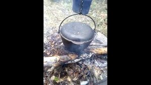 Как вкусно и быстро приготовить уху  на костре!