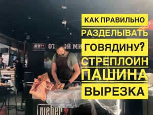 Что такое стейк стрилоин, пашина, вырезка. Как разделывать туши? Какие части отруба идут на стейки