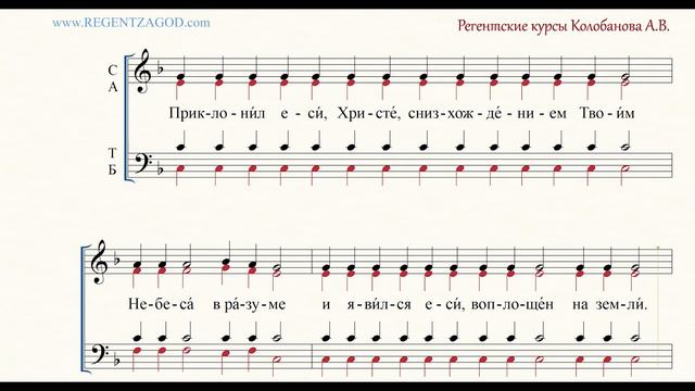 Глас 4, песнь 4, ирмос: "Приклонил еси" смотреть онлайн