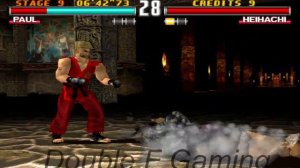 Paul with Hwoarang  Best Moves Gameplay - Tekken 3 (Arcade Version)