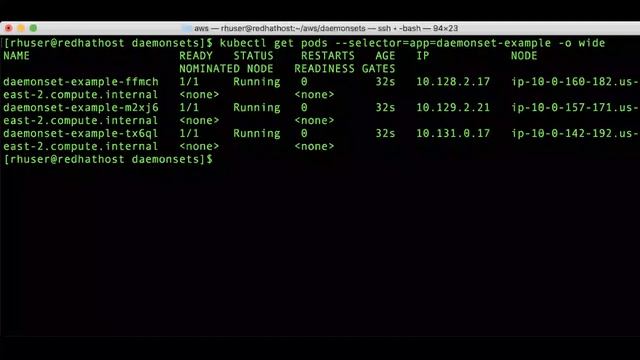 OpenShift - and Kubernetes Daemonsets