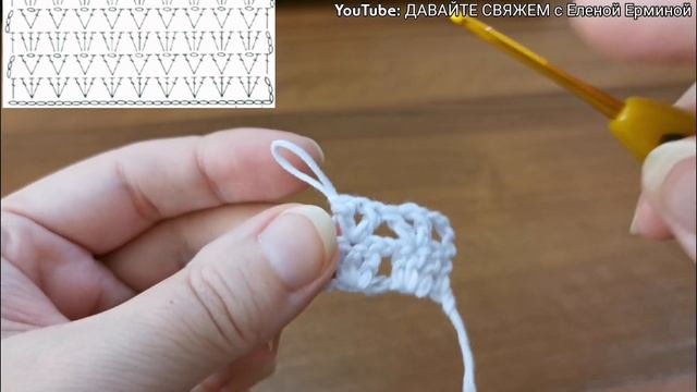 ЯПОНСКИЙ УЗОР 5 крючком. МК подробно, для начинающих / Crochet PATTERN detail, for beginners