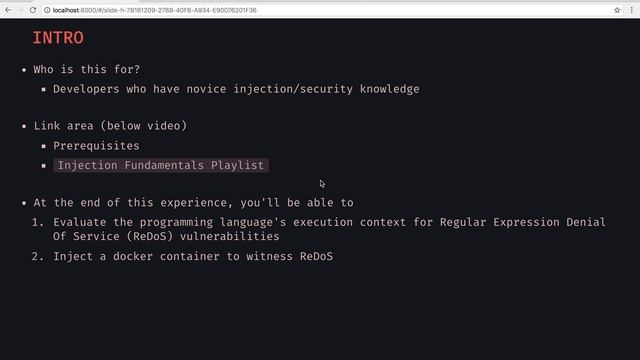 Ep. 11 - What Is ReDoS? (Intro) (1/3) смотреть онлайн