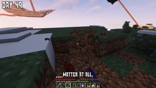 I Survived 100 Days On A Fork In Minecraft Hardcore! смотреть онлайн