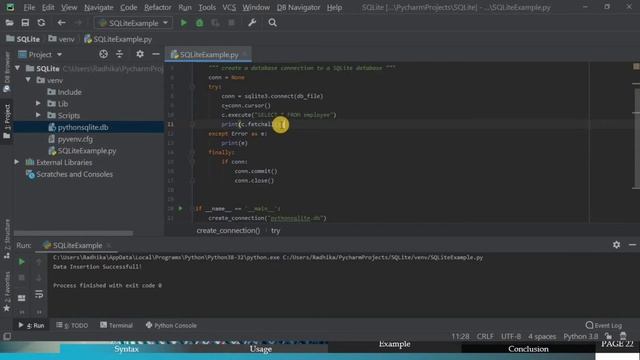 How to Use Select Query in SQLite Database Python | Python Built-In Database - V | #CodeStudio