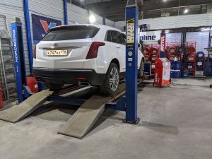 Замена масла в АКПП Cadillac XT5 Aisin Tg81sc