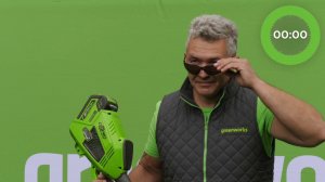 Триммер Greenworks GD40BC (арт 1301507). Сколько можно косить на одном заряде аккумулятора?