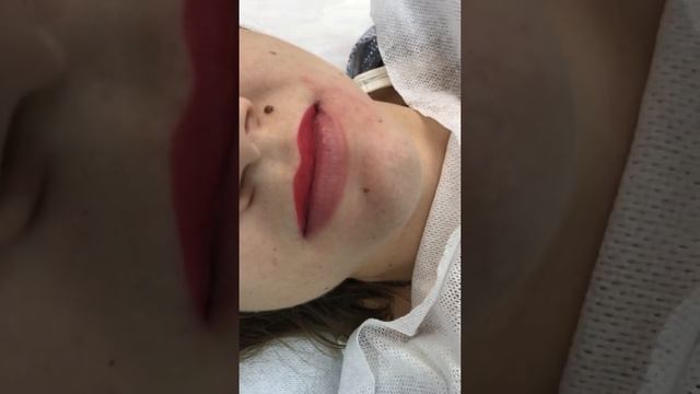 Перманентный макияж губ. Первый проход пигментом смотреть онлайн