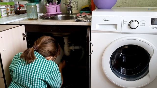 Засорилась раковина. Устранили засор в раковине на кухне #помощь #жизнь #доступнаясреда #любовь