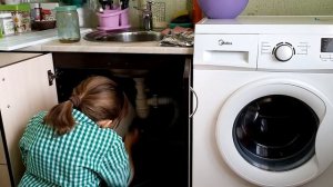 Засорилась раковина. Устранили засор в раковине на кухне #помощь #жизнь #доступнаясреда #любовь