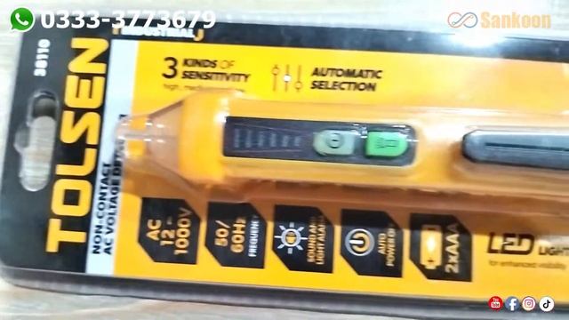 Tolsen Non-Contact AC Voltage Detector-38110 смотреть онлайн