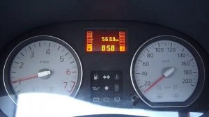 Renault Logan 1.6 8v расход топлива зимой.mp4