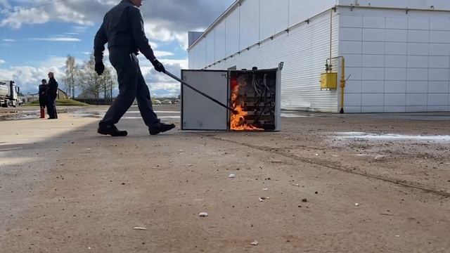 FINFIRE КУПОЛ. Тушение возгорания в электрощитке