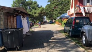Лучший пляж Кобулети на севере города.Вирусные ограничения, почему они мягче, чем по всей Грузии