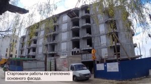 ЖК "Дом на Гребешке".  Апрель 2019 года. Новостройки. Нижний Новгород.