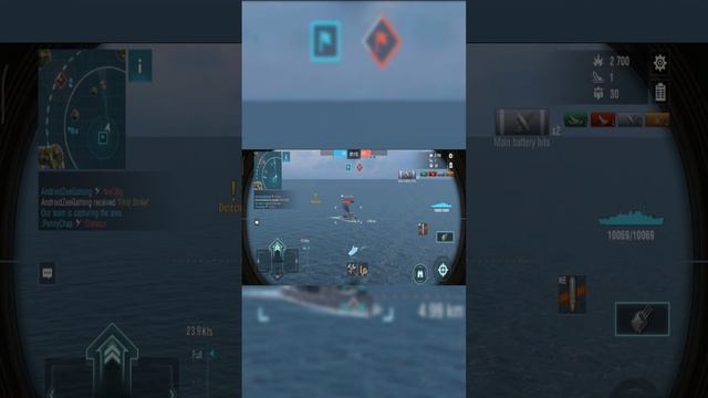 World Of Warship Blitz  Android Gameplay | World Of Warship Games | Android Zee Gaming #shortvideo