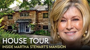 Martha Stewart - House Tour -  $16 Million New York Mansion & Home.mp4