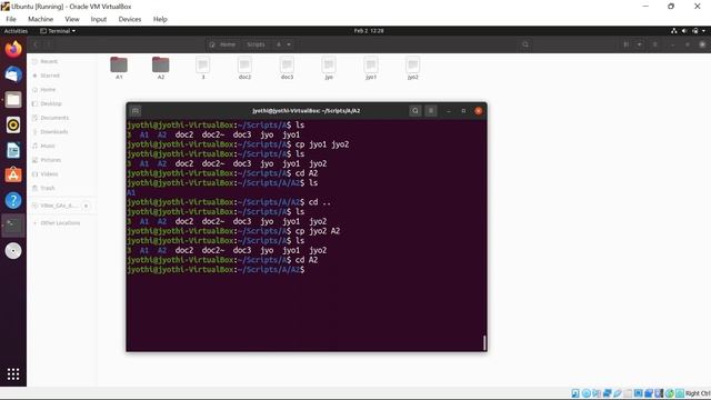 Shell Programming: Lecture #12: cp Command