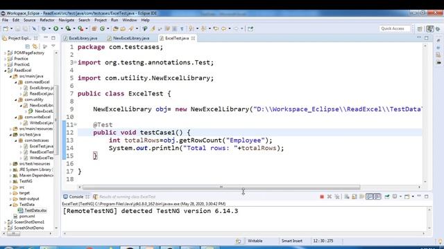 Selenium WebDriver | Part67 | Complete Excel Library | Read | Write | Add sheet | Remove sheet etc смотреть онлайн