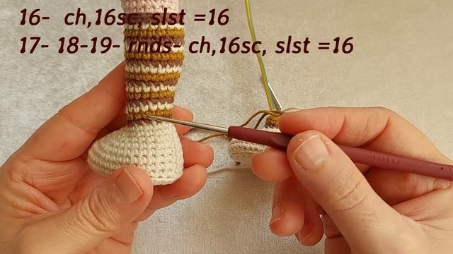 Yeliz Bebek Bacak Ve Kolların Yapılışı (amigurumi Doll Tutorial)English Subtitle