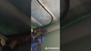 Монтаж гипсокартона на потолки в каркасном доме. Два дня работы