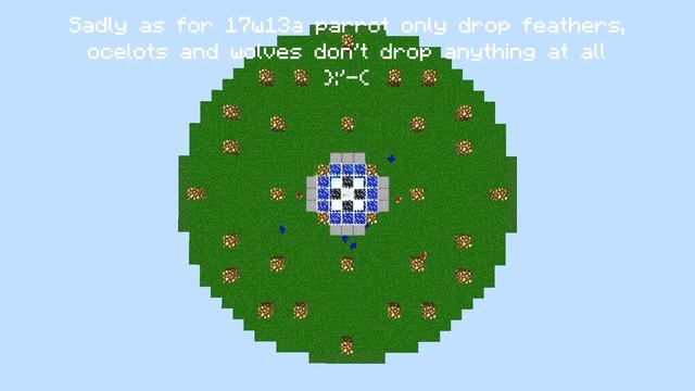 Simple Parrot, Ocelot and Wolf Farm | Minecraft 17w13a+ смотреть онлайн