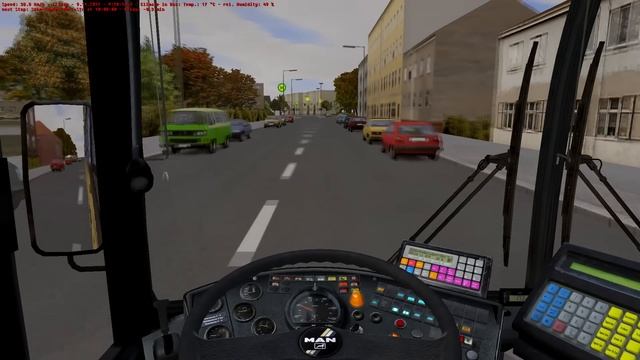 OMSI The Bus Simulator - 92E U Rathaus Spandau to Reimweg Autumn HD смотреть онлайн